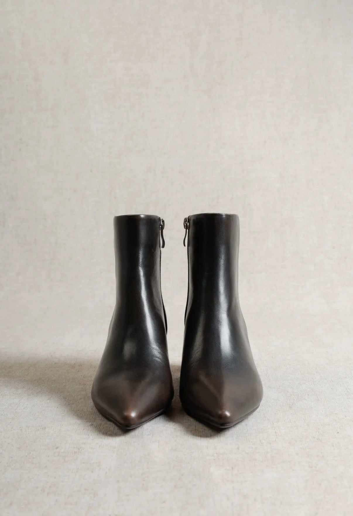Boots a talons cuir nappa