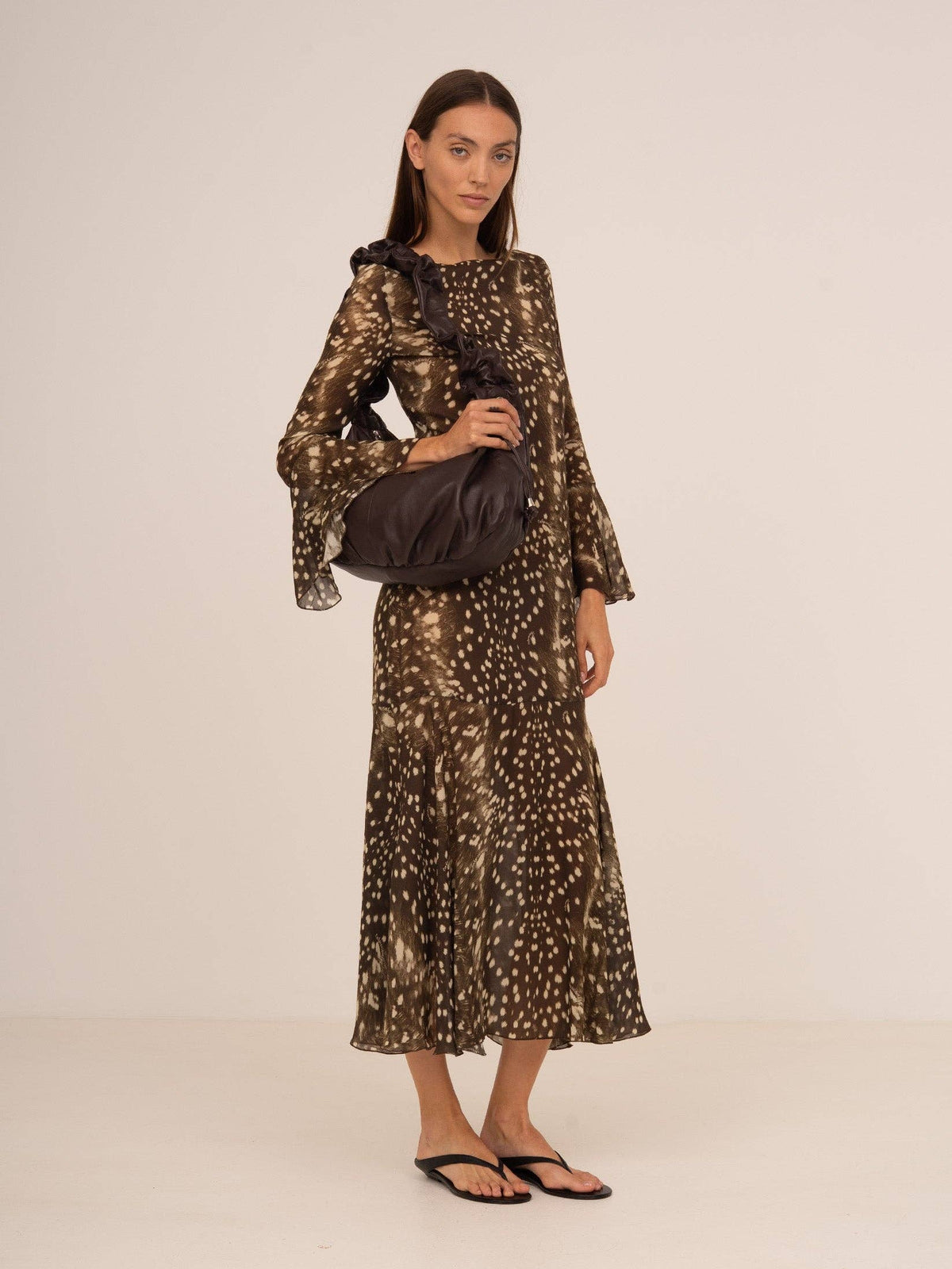 Robe à motif animalier Bambi Noir Jester