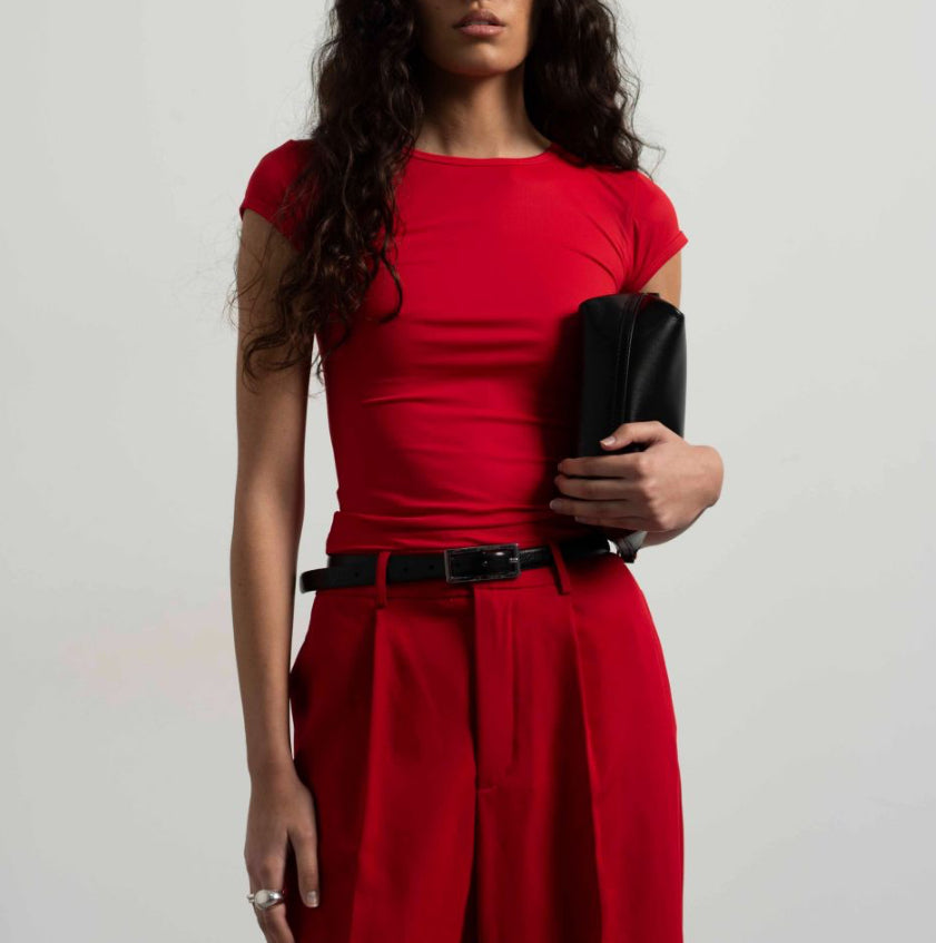 T-shirt rouge ou noir ELISA