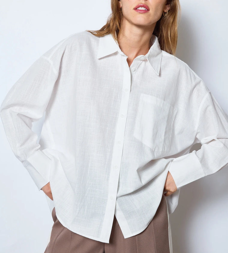 Chemise coton oversized