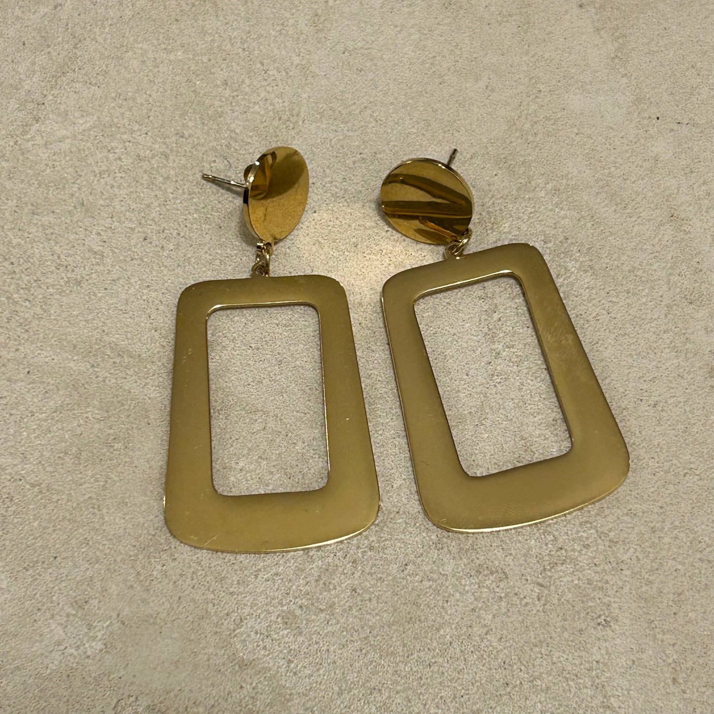 Boucles d’oreilles rectangulaires