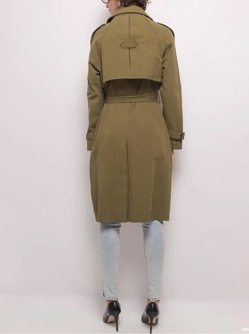Trench coton camel ou navy