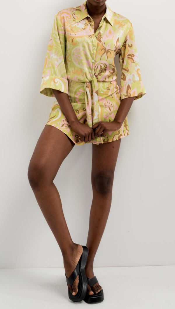 Jupe courte motif ELISA