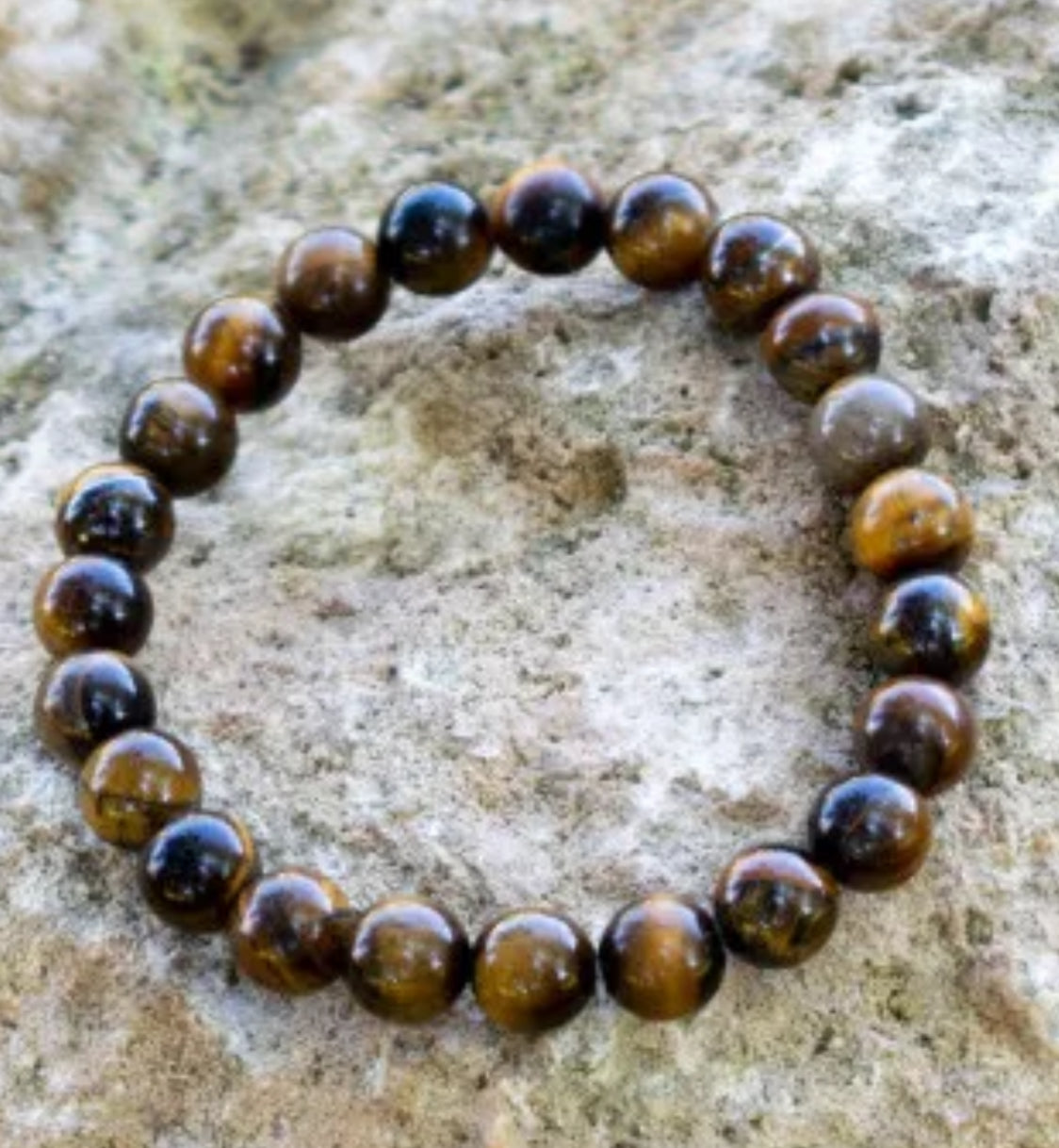 Bracelet os ou pierre marron