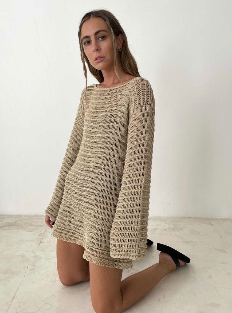 Robe mini crochet