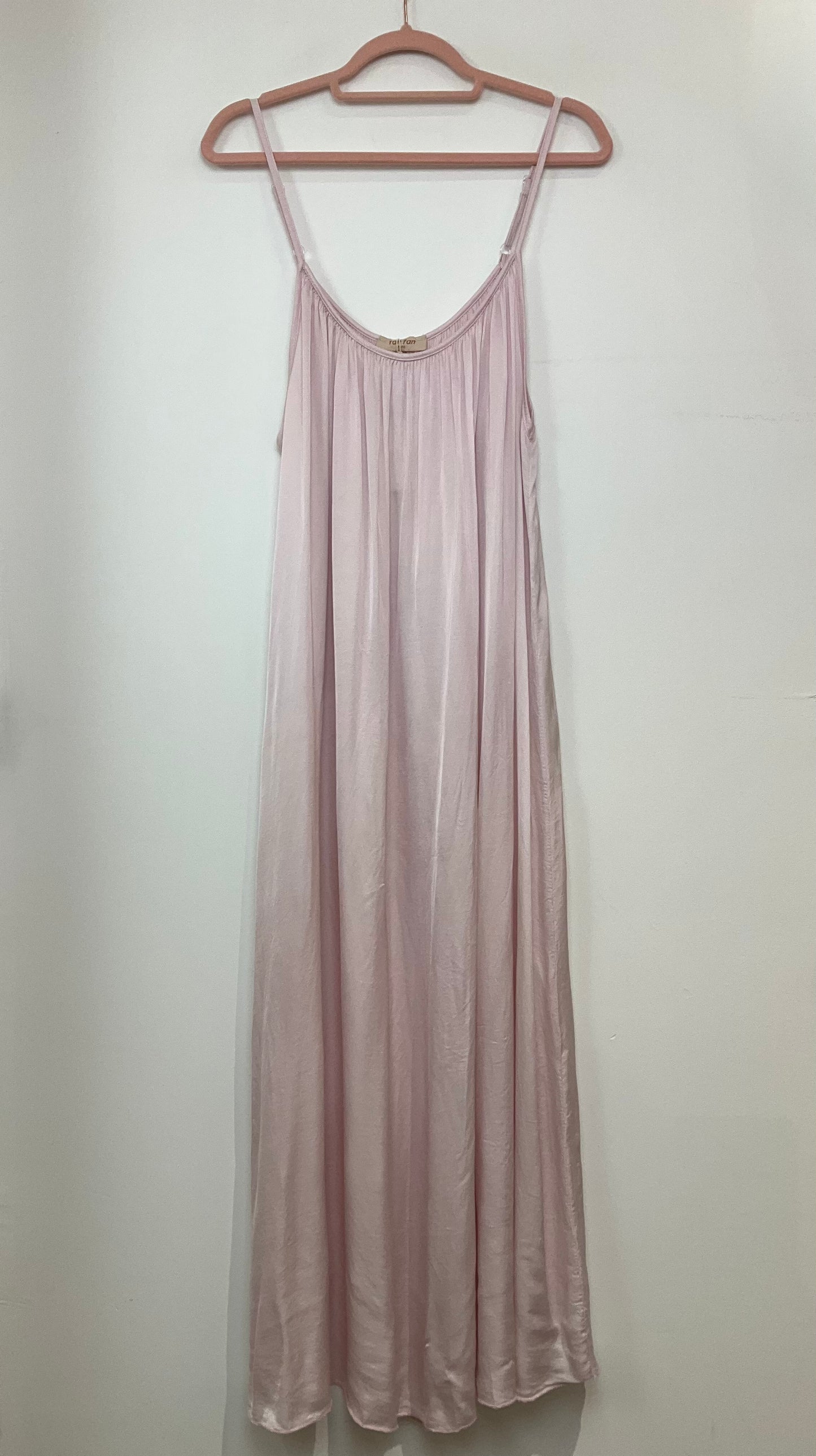 Robe longue fluide viscose coloris divers
