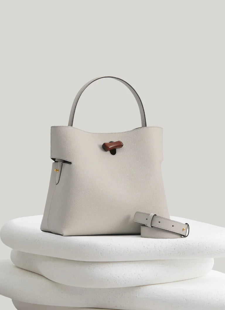 Sac cuir grainé grand modèle Gaï