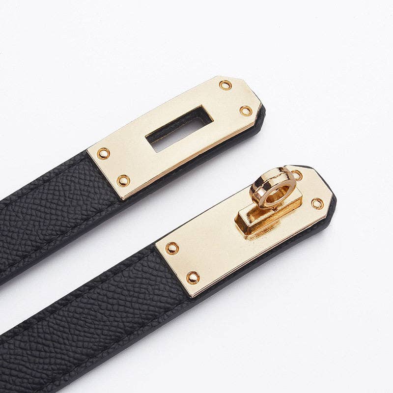 Ceinture pour femme avec boucle en alliage