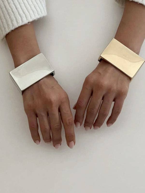 Accessoires pour bracelets géométriques de couleur unie