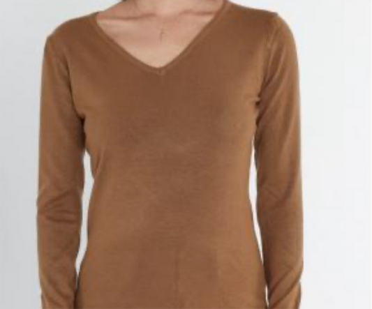 Pull cachemire col V