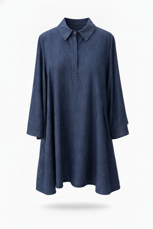 Robe courte jean - packshot