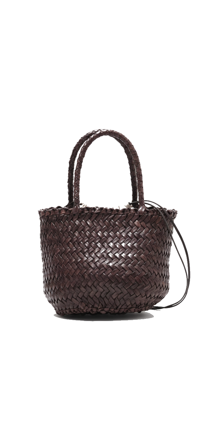 Sac cuir véritable tressé - packshot