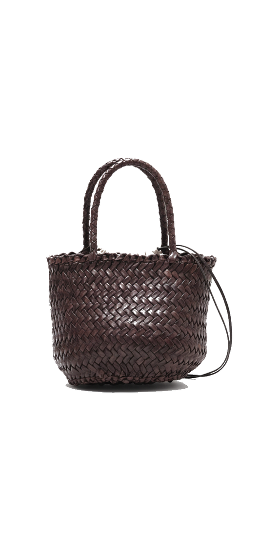 Sac cuir véritable tressé - packshot