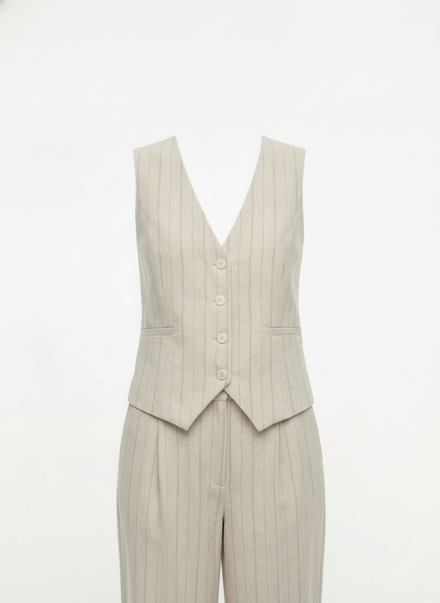 Gilet rayé - packshot