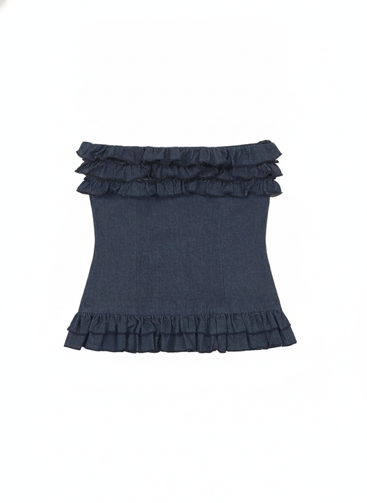 Haut Noctis en Denim Bleu - packshot