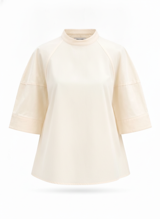 Chemise coton ample manches 3/4 - packshot