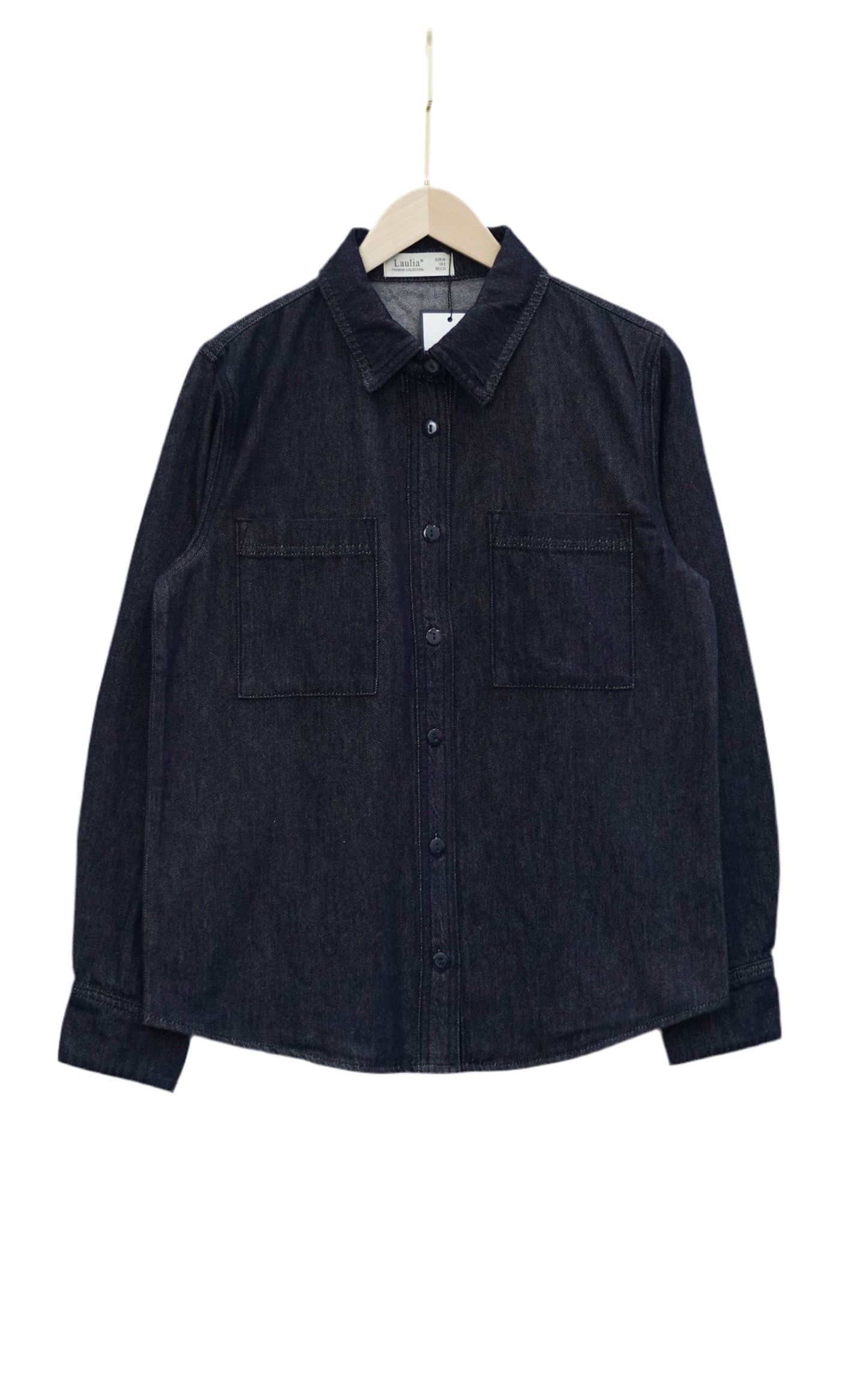 Surchemise denim brut oversize Lauli