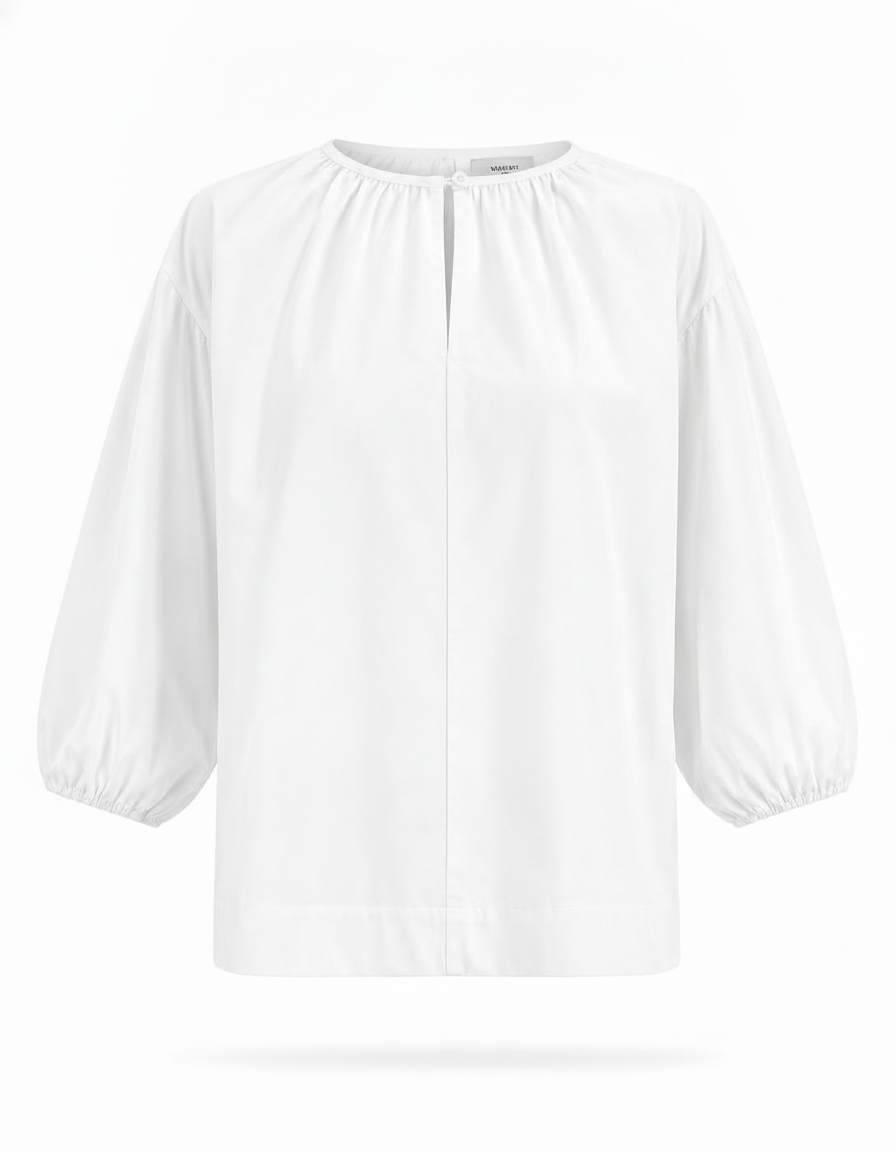 Blouse en coton uni - packshot