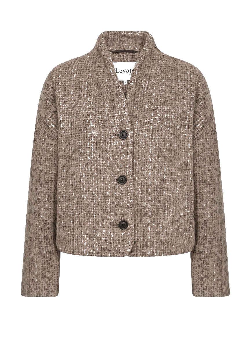Veste laine col V - packshot