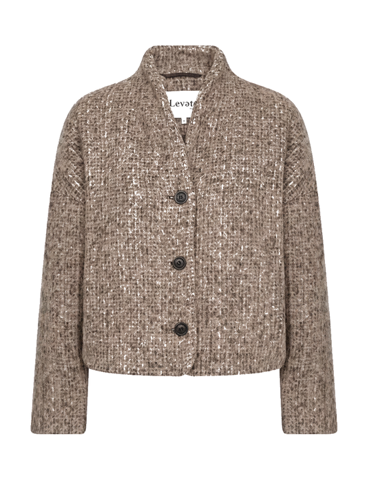 Veste laine col V - packshot