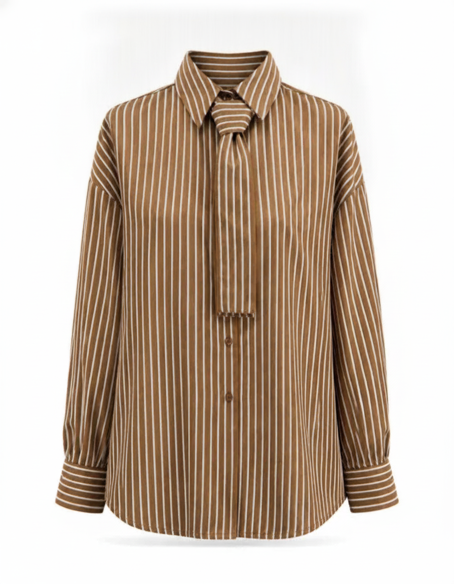 Chemise rayée cravate - packshot