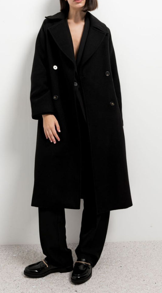 Manteau long noir