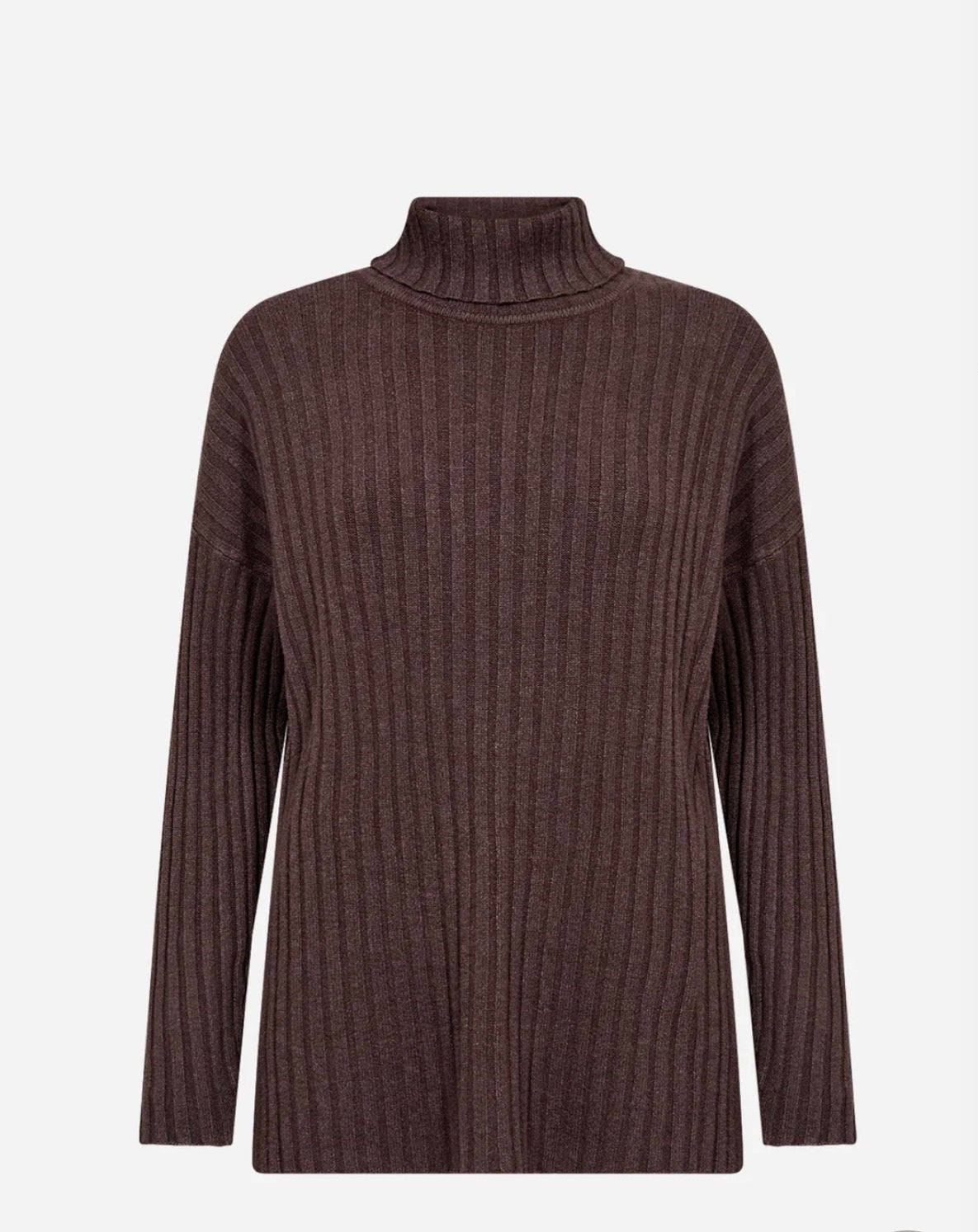 Pull col roulé