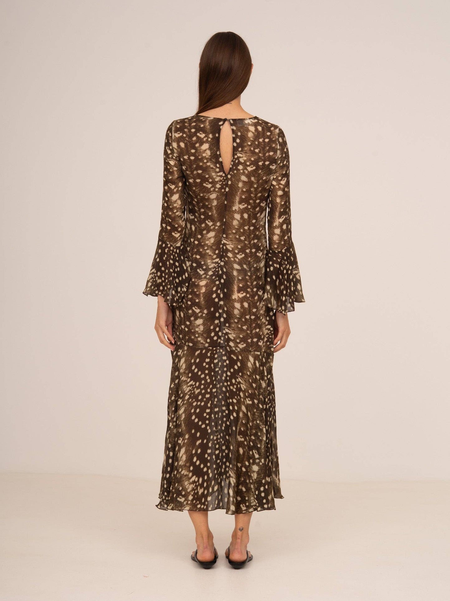 Robe à motif animalier Bambi Noir Jester