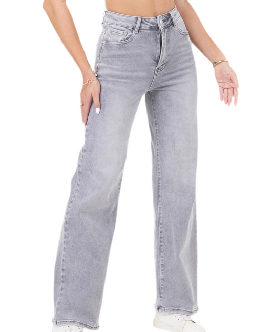 Jean dad fit full lenght grey Lauli