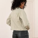 Veste jean verte