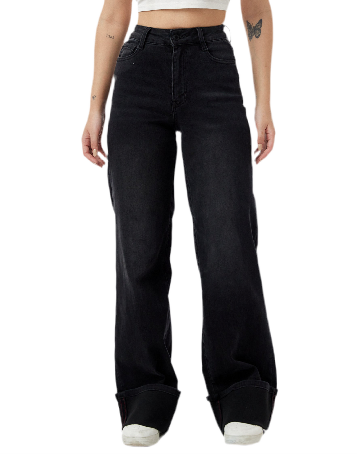 Jean Dad Fit black Lauli