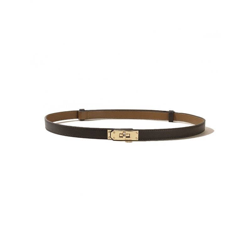 Ceinture pour femme avec boucle en alliage