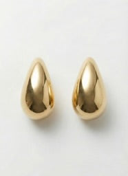 Boucles d’oreilles gouttes plaqué or