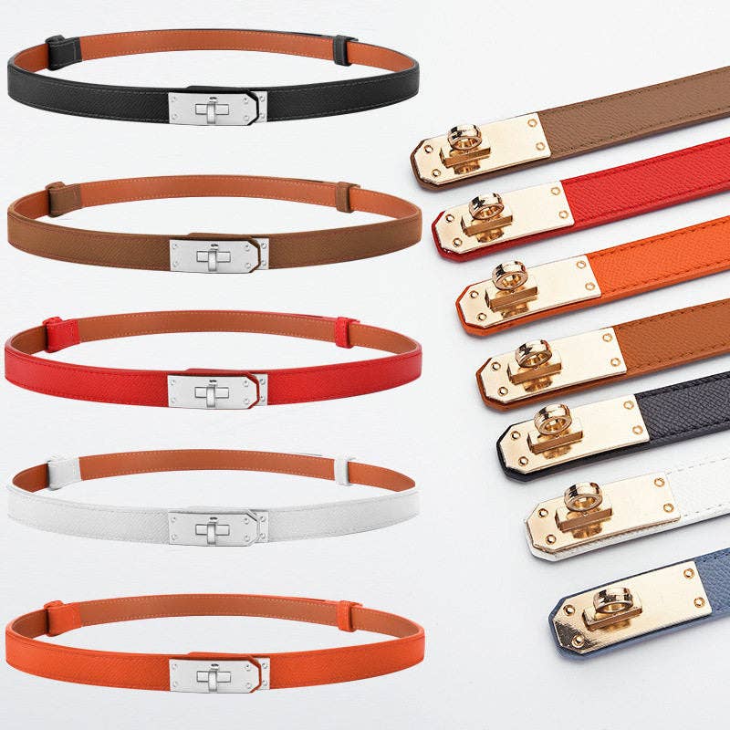 Ceinture pour femme avec boucle en alliage