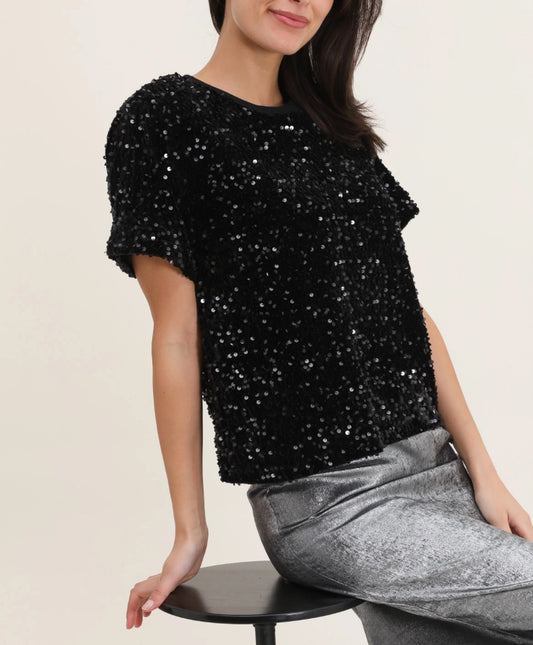 T-shirt paillettes