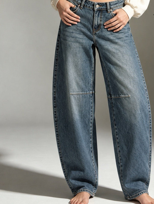 Jean ballon low waist