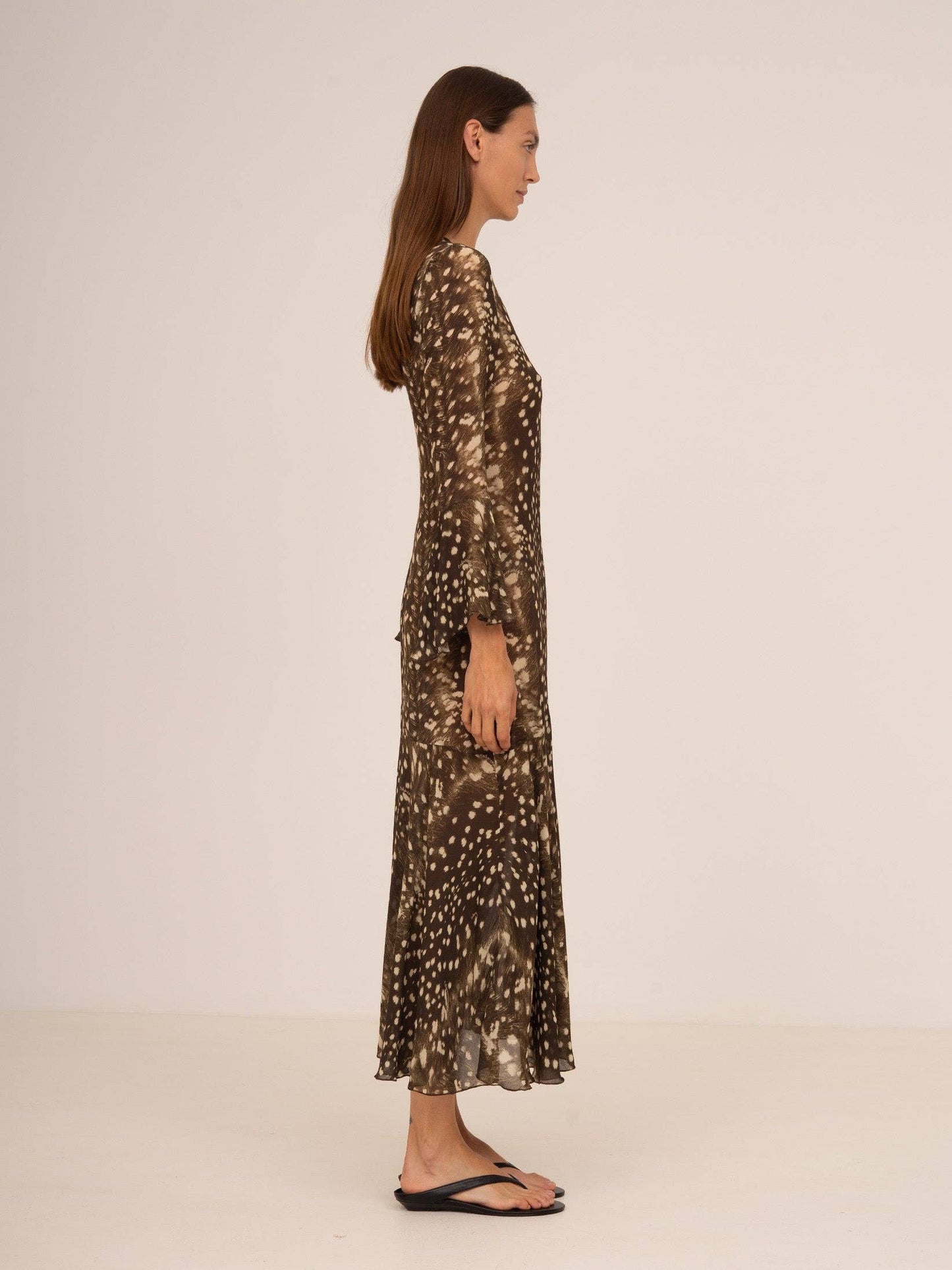 Robe à motif animalier Bambi Noir Jester