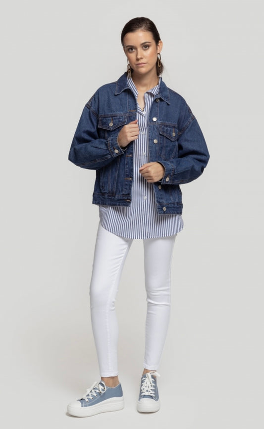 Veste en jean oversize Laulia