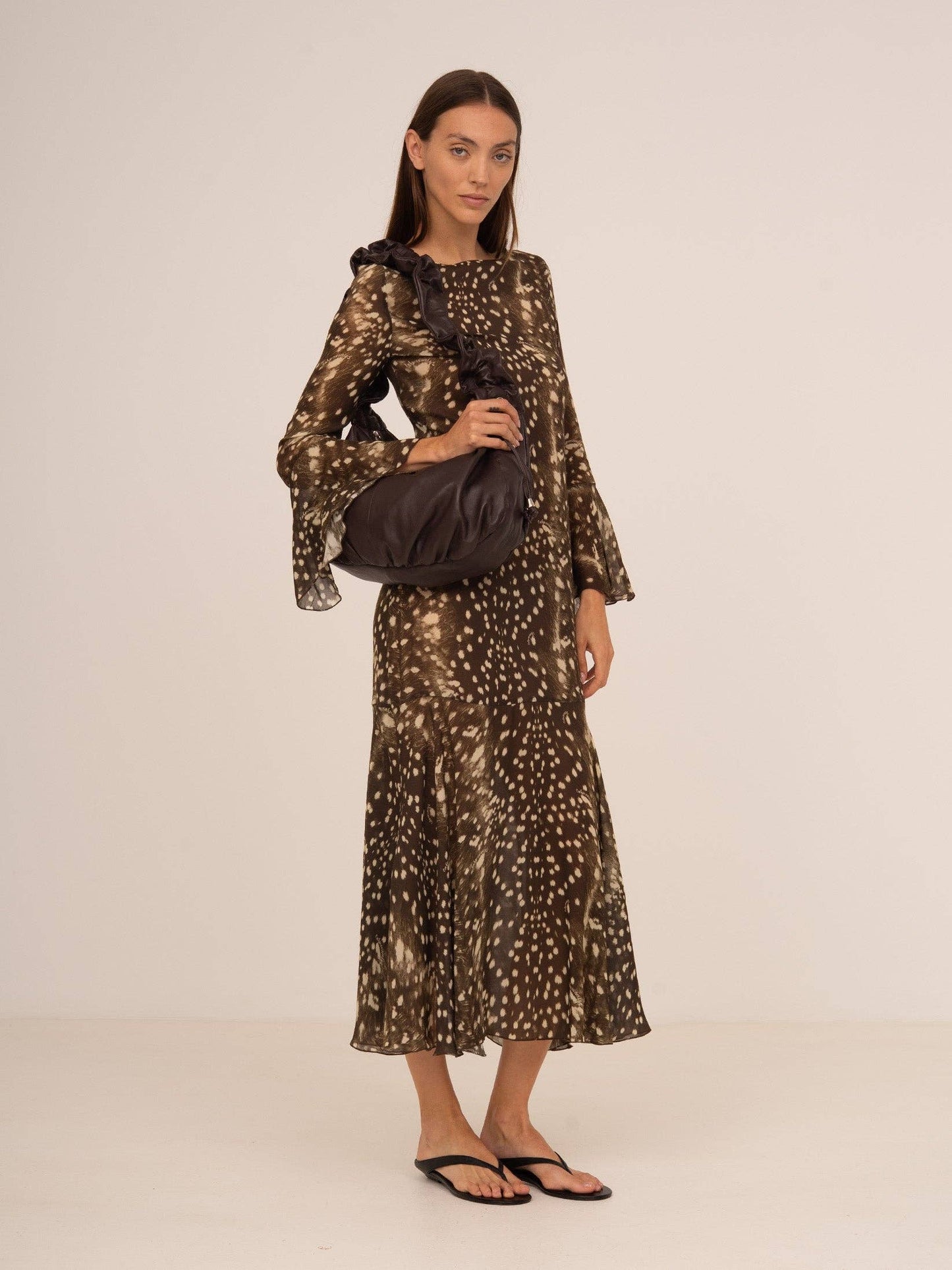 Robe à motif animalier Bambi Noir Jester