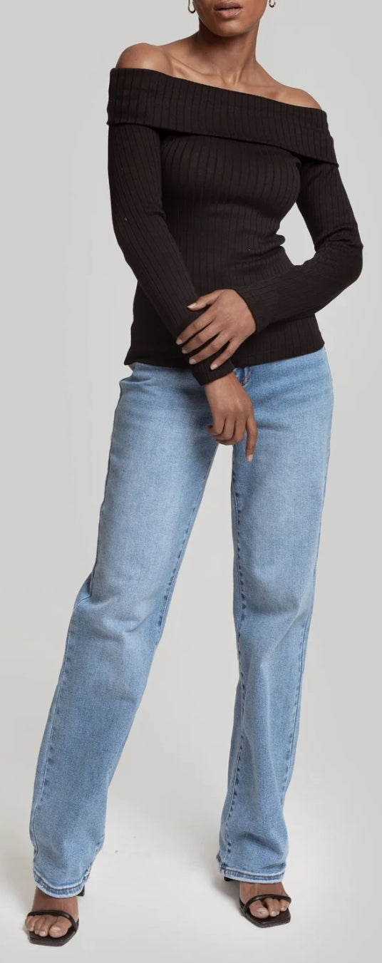 Jean large bleu Laulia