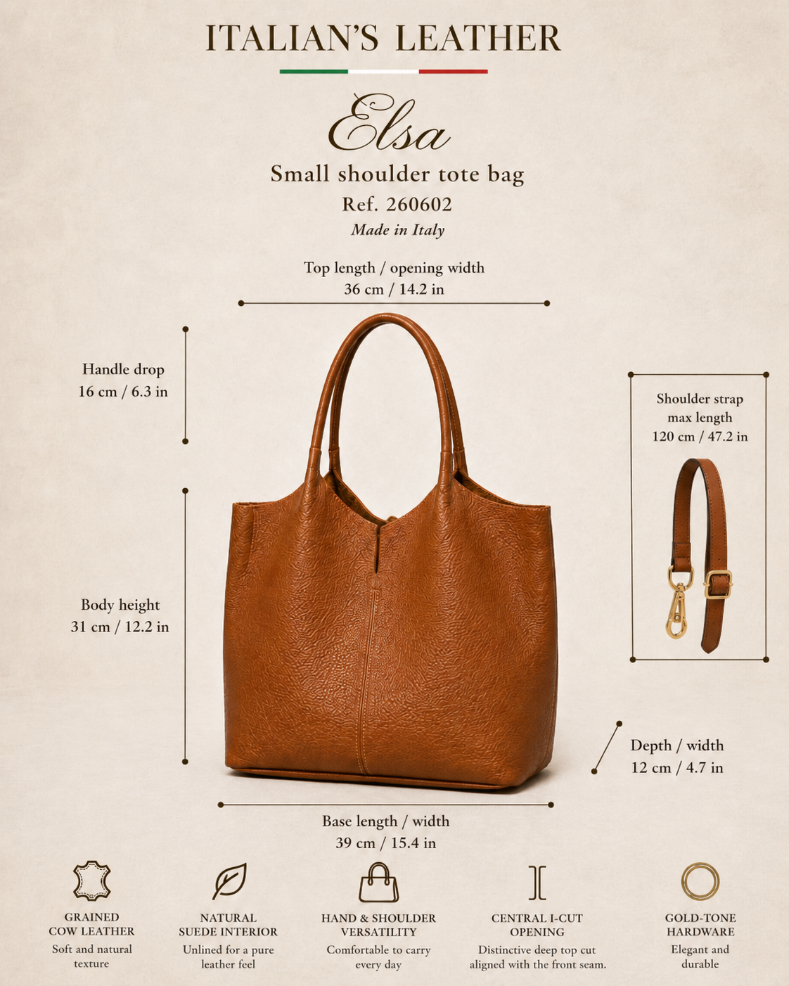 NERINA - Sac en cuir