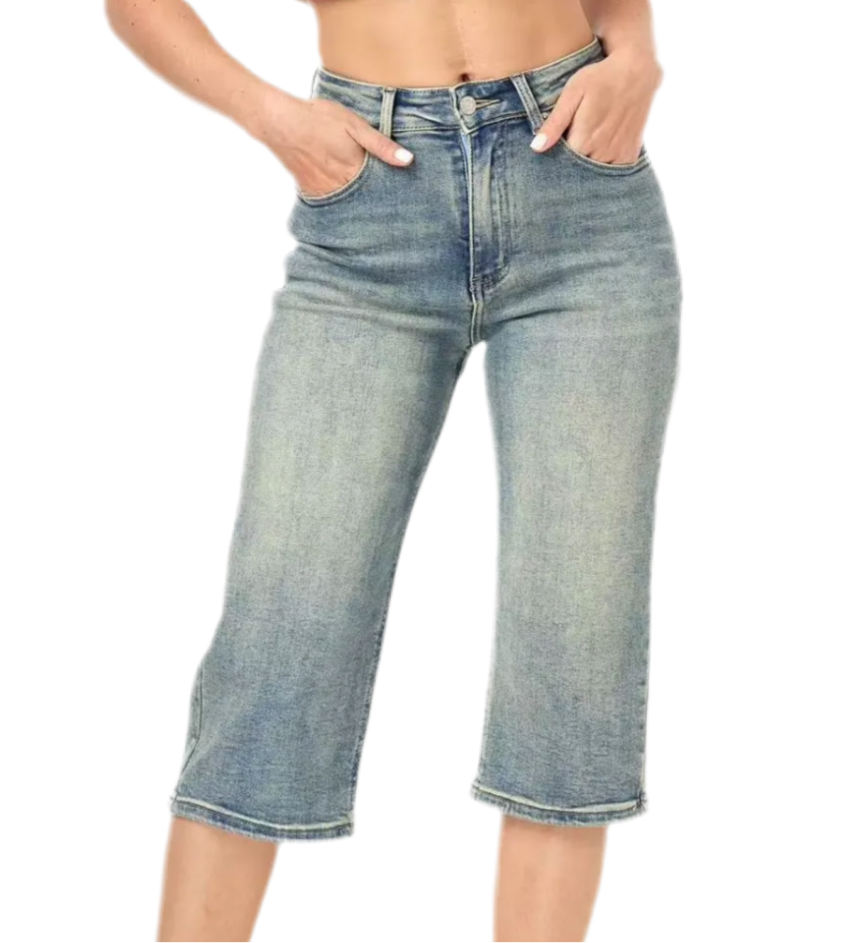 Bermuda denim long fit Lauli