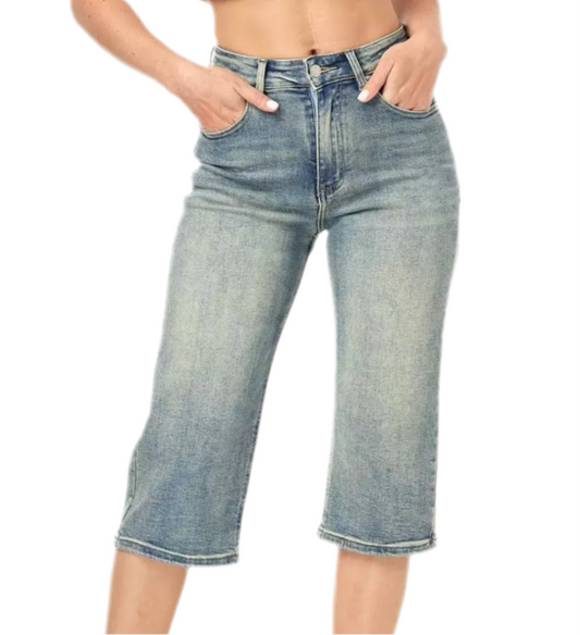Bermuda denim long fit Lauli
