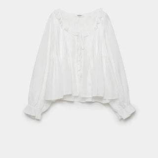 Blouse blanche fluide armo