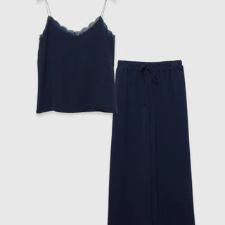 Ensemble top bretelles et pantalon fluide Costa