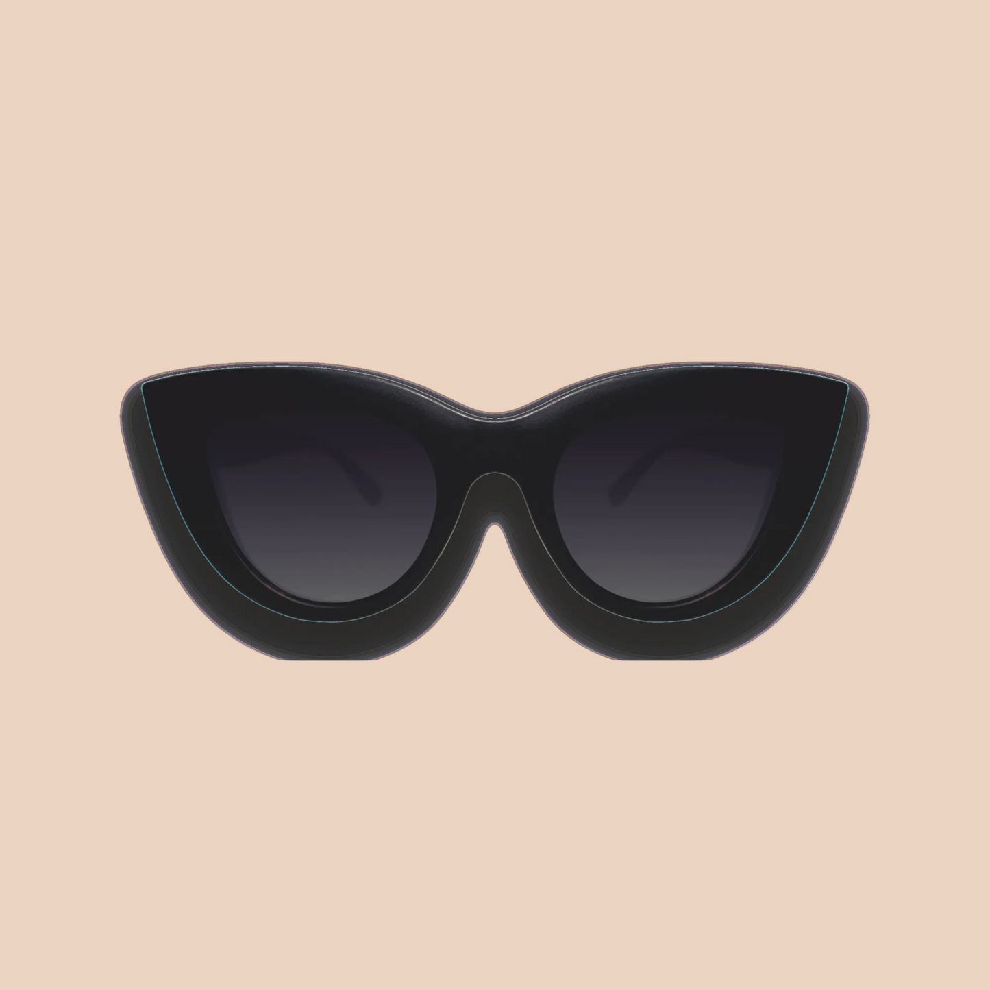 Lunettes de soleil style œil de chat