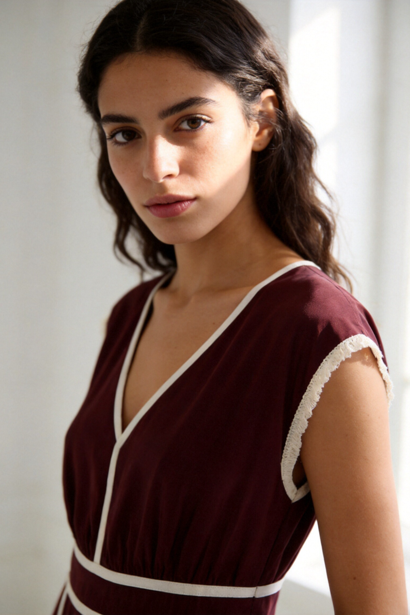 Robe fluide rouge (12)