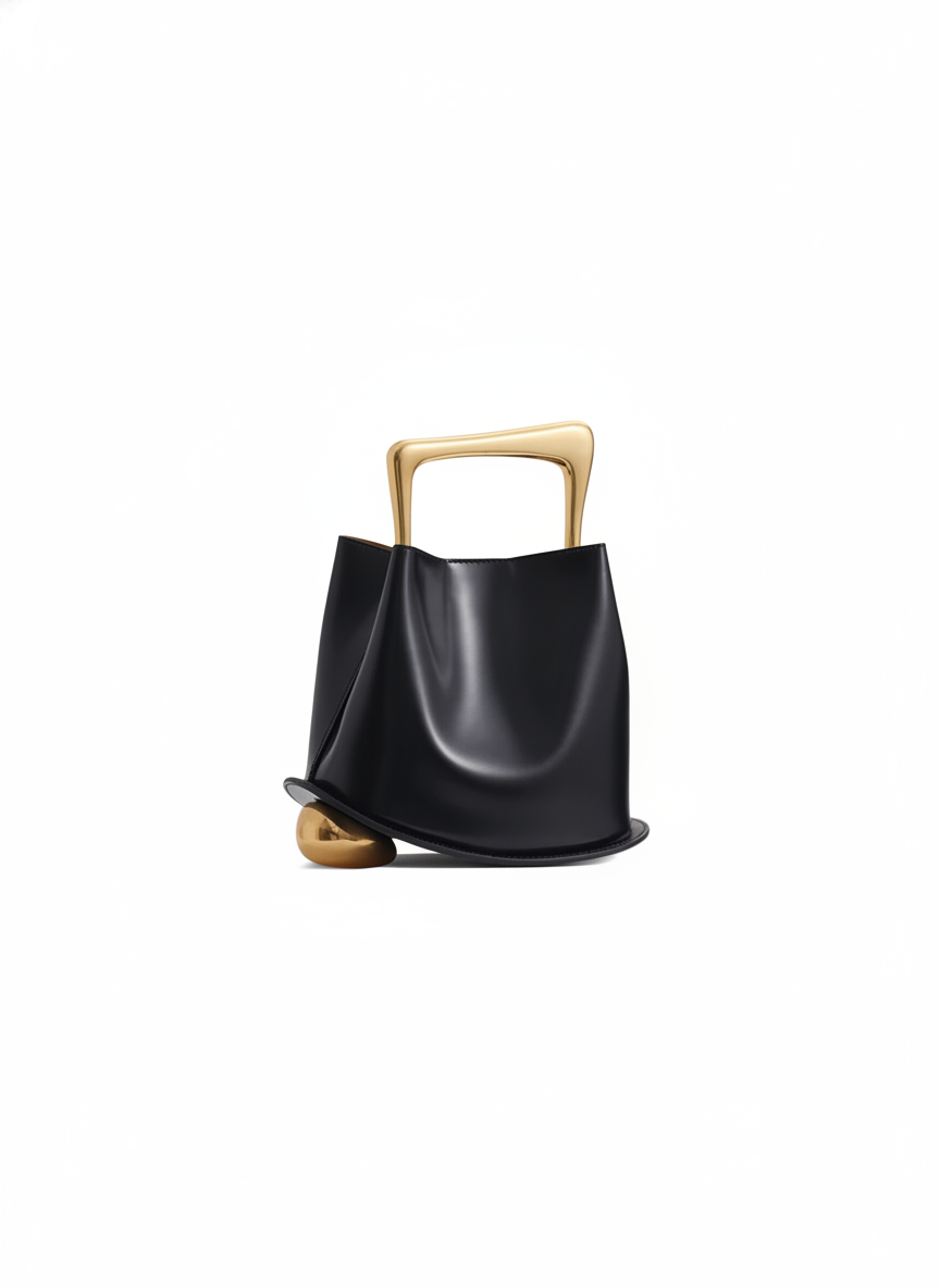 Sac cuir OZ mini anse gold ou silver coloris divers - packshot