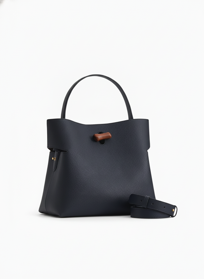 Sac cuir grainé grand modèle Gaï - packshot