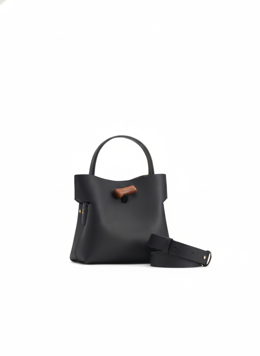 Sac cuir graine mini  Camel ou noir Gaï - packshot